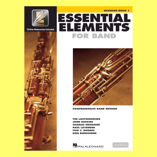 Essential Elements For Band - Bassoon Book 1 (Book & EEi)