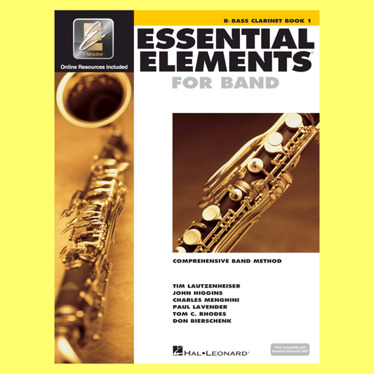 Essential Elements For Band - Bass Clarinet Book 1 (Book & EEi)