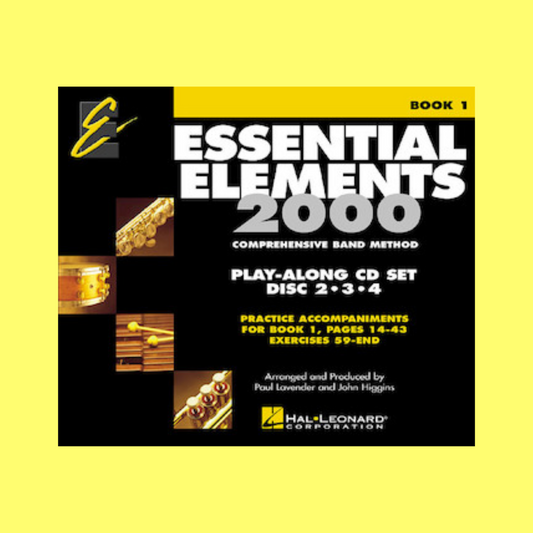 Essential Elements For Band Book 1 - Play Along 3 Cds For Wind/Brass Instruments