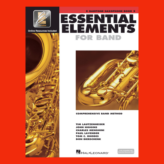 Essential Elements For Band - Baritone Saxophone Book 2 (Book & EEi)