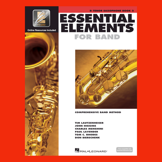 Essential Elements For Band - Tenor Saxophone Book 2 (Book & EEi)