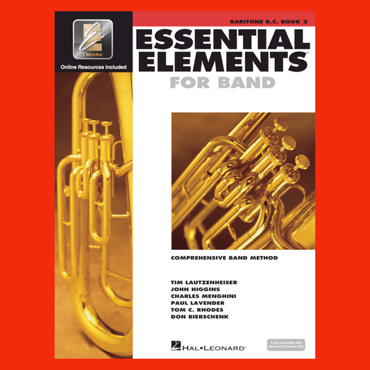 Essential Elements For Band - Baritone B.C Book 2 (Book & EEi)
