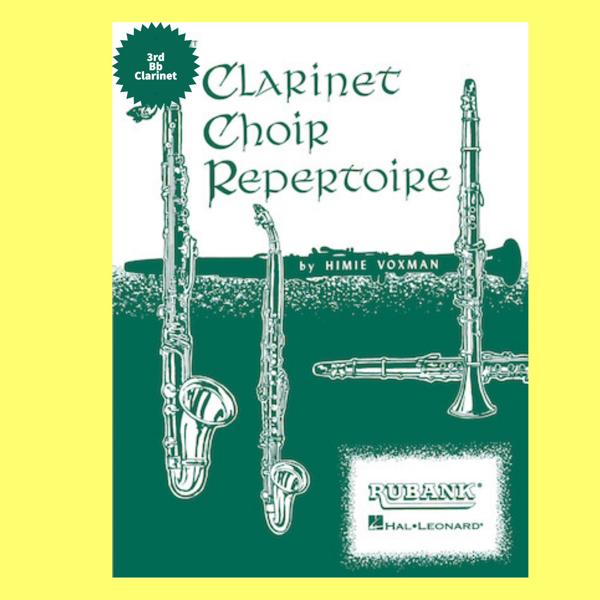 Clarinet Choir Repertoire - 3rd Bb Clarinet Part Book