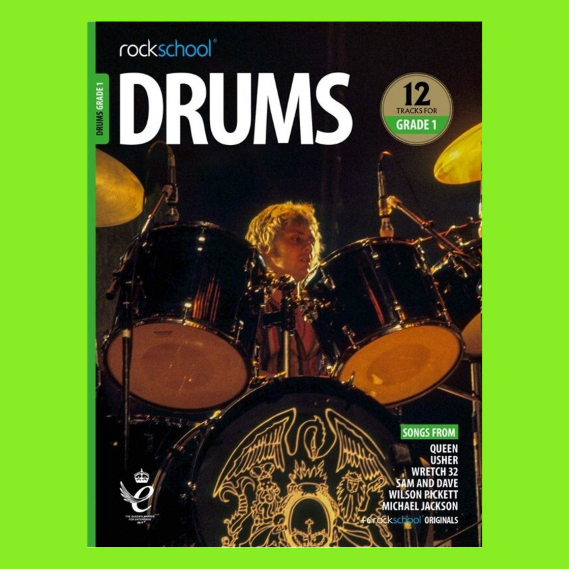 Rockschool Drums - Grade 1 Book/Ola (2018-2024)