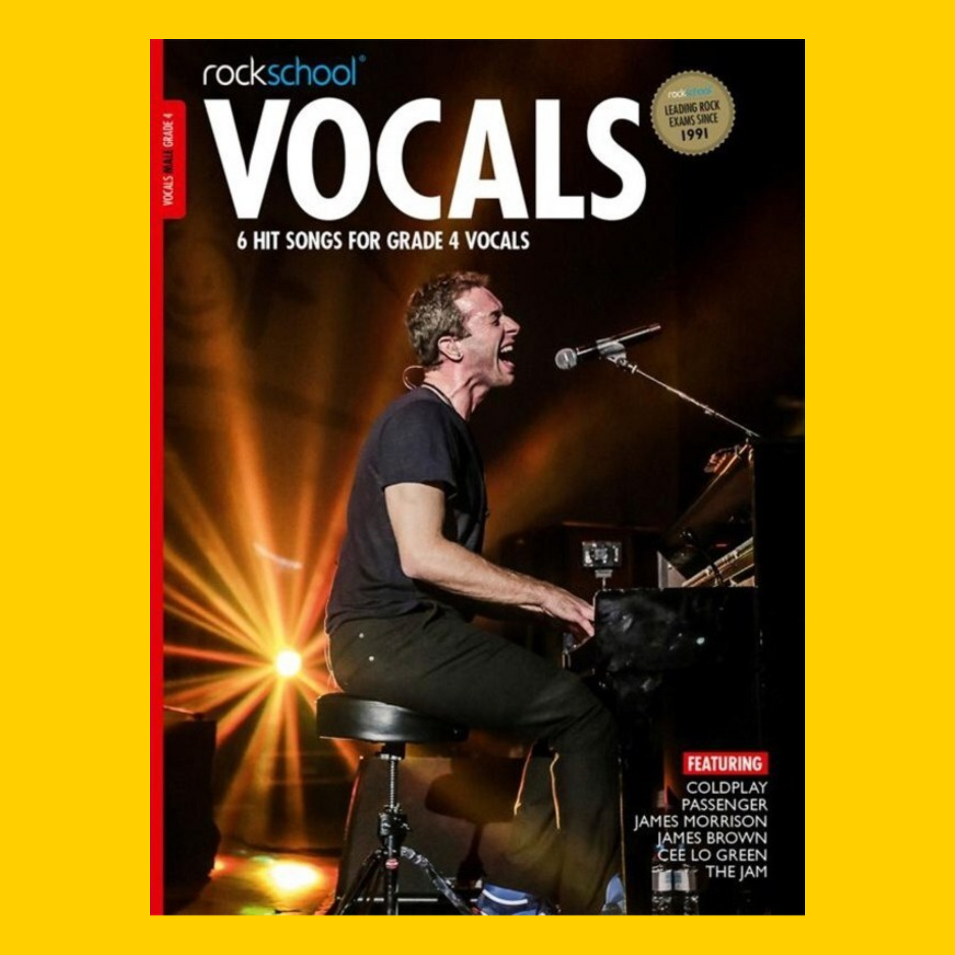 Rockschool Vocals - Grade 4 Male Vocals Book/Ola (2014-2020)