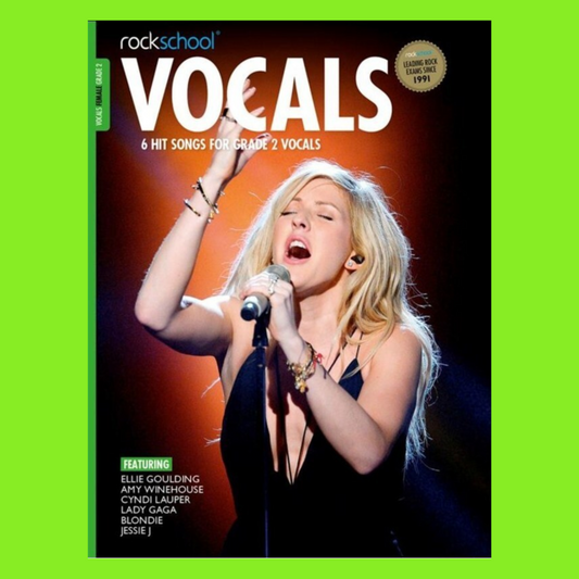 Rockschool Vocals - Grade 2 Female Vocals Book/Ola (2014-2020)