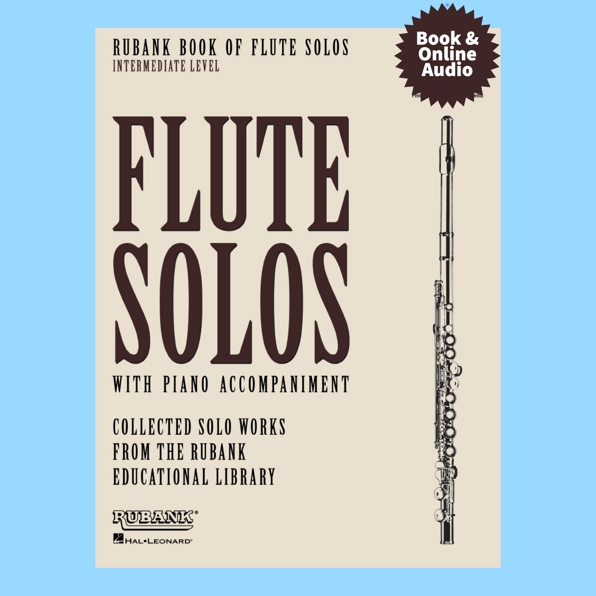 Rubank Book Of Flute Solos - Intermediate Level Book/Olm