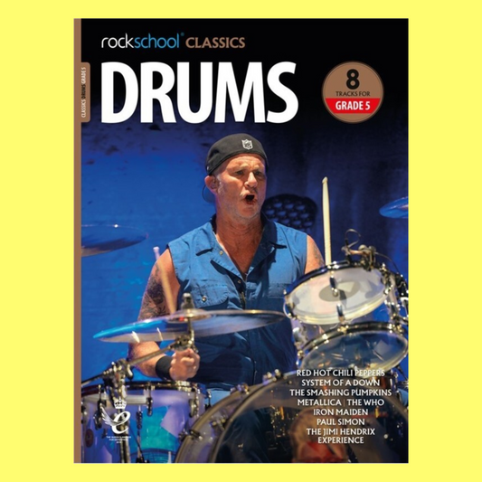 Rockschool Classics Drums - Grade 5 Book/Ola