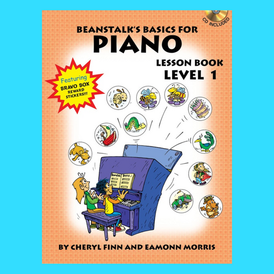 Beanstalks Basics For Piano - Lesson Level 1 (Book/Cd)