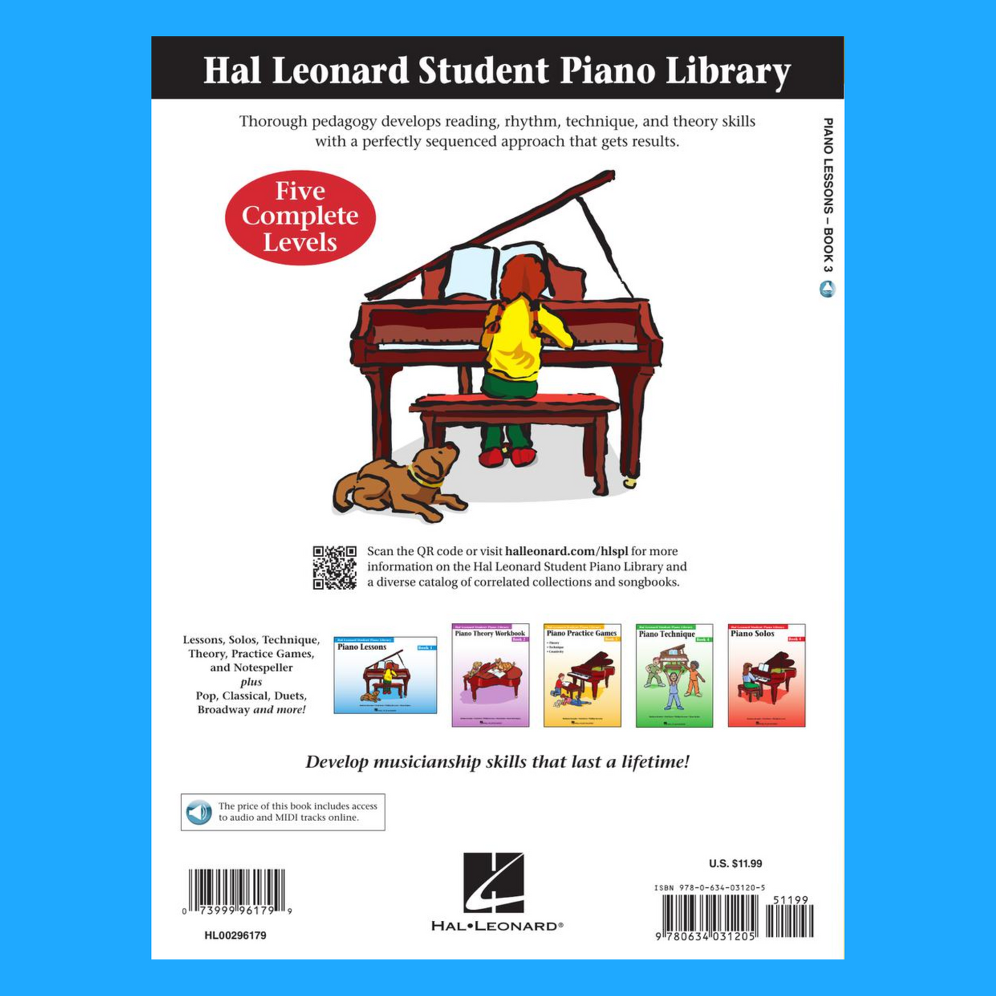 Hal Leonard Student Piano Library - Piano Lessons Level 3 Book/Ola