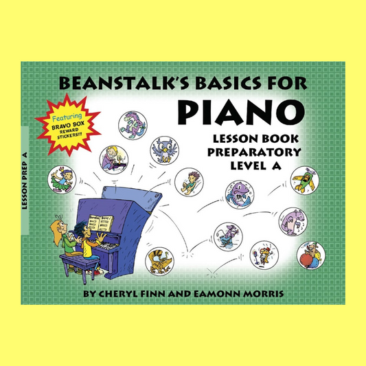 Beanstalks Basics For Piano - Lesson Preparatory Level A Book