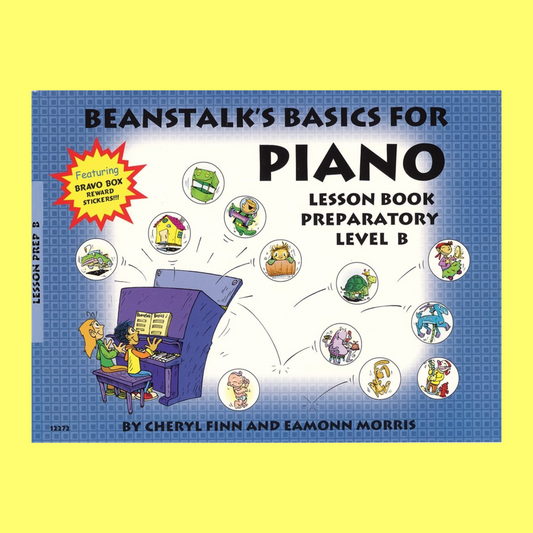 Beanstalks Basics For Piano - Lesson Preparatory Level B Book