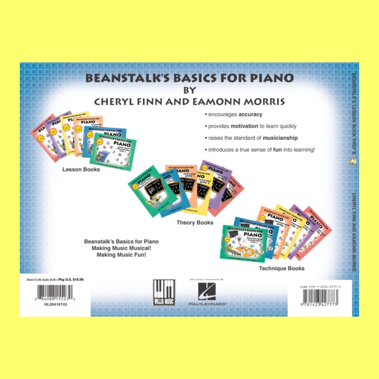 Beanstalks Basics For Piano - Lesson Prep Level B (Book/Ola)