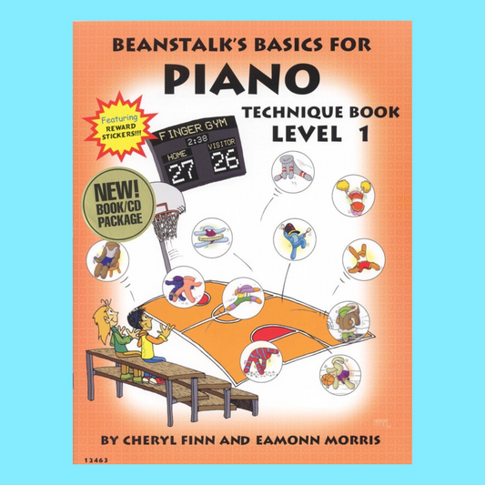 Beanstalks Basics For Piano - Technique Level 1 Book/Cd