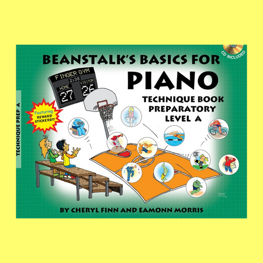 Beanstalks Basics For Piano - Technique Prep Level A (Book/Cd)