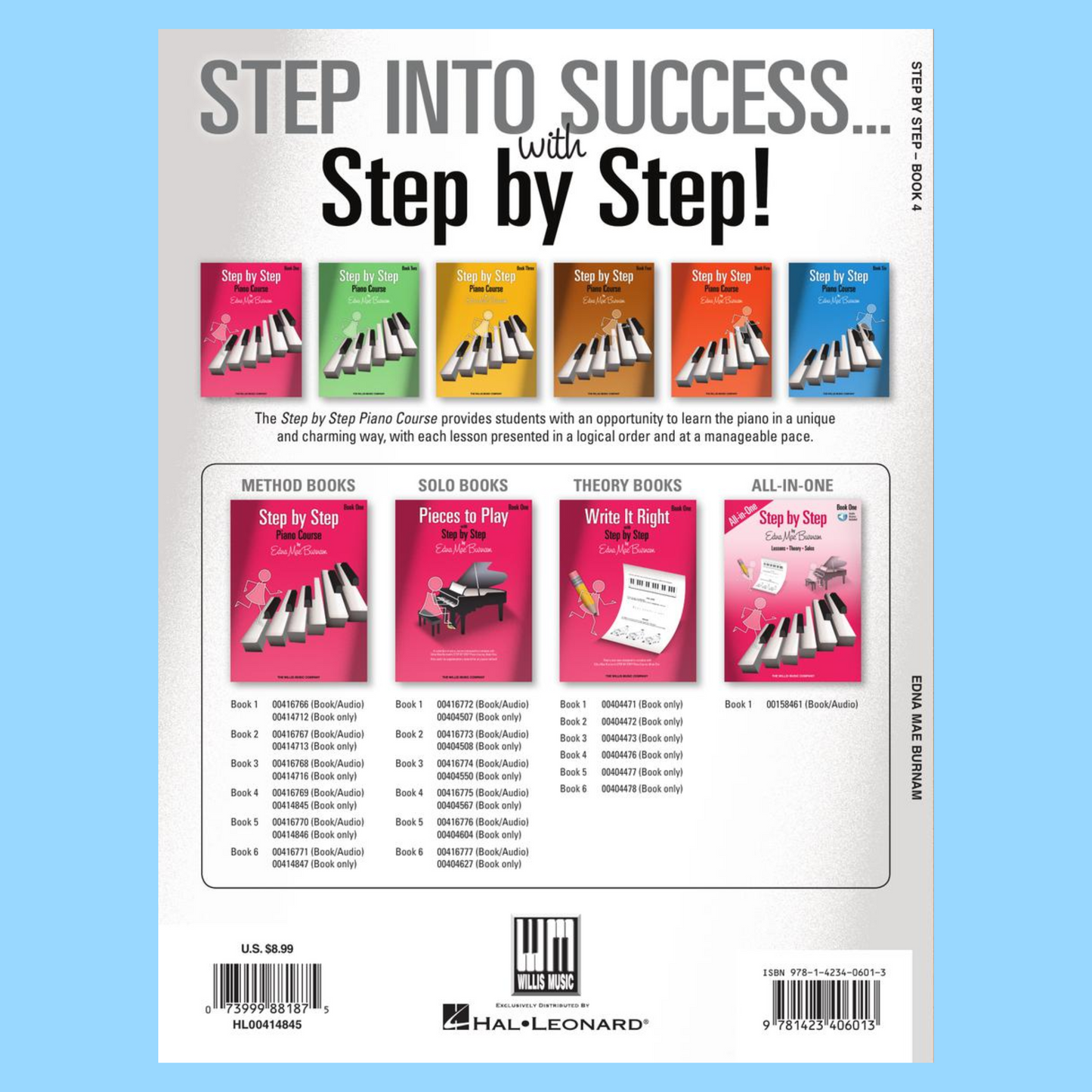 Step By Step Piano Course - Book 4