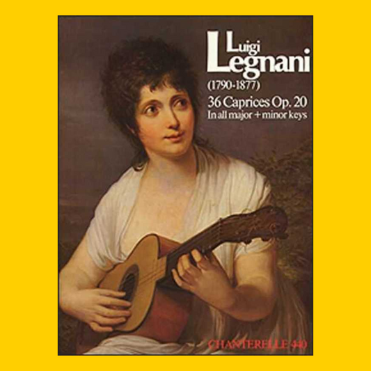 Luigi Legnani - 36 Caprices Op 20 Guitar Edition Book