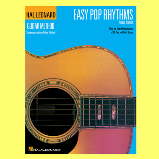 Hal Leonard Guitar Method - Easy Pop Rhythms Book (3rd Edition)