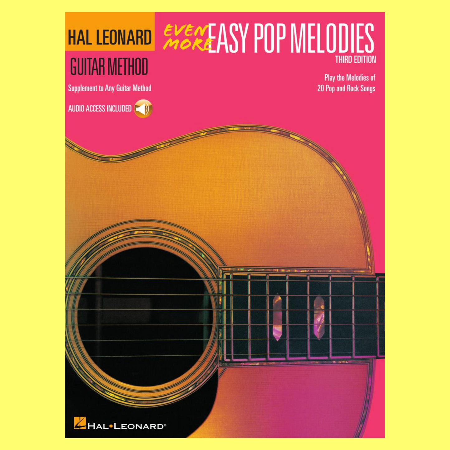 Hal Leonard Guitar Method - Even More Easy Pop Melodies Book (Book/Ola)