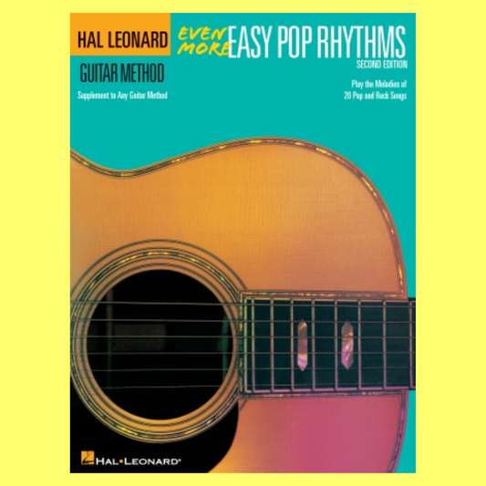 Hal Leonard Guitar Method - Even More Easy Pop Rhythms Book (2nd Edition)