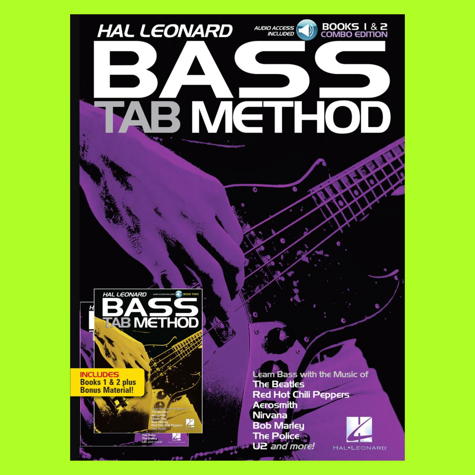 Hal Leonard Bass Tab Method - Book 1 & 2 Combo Edition (Books/Ola)