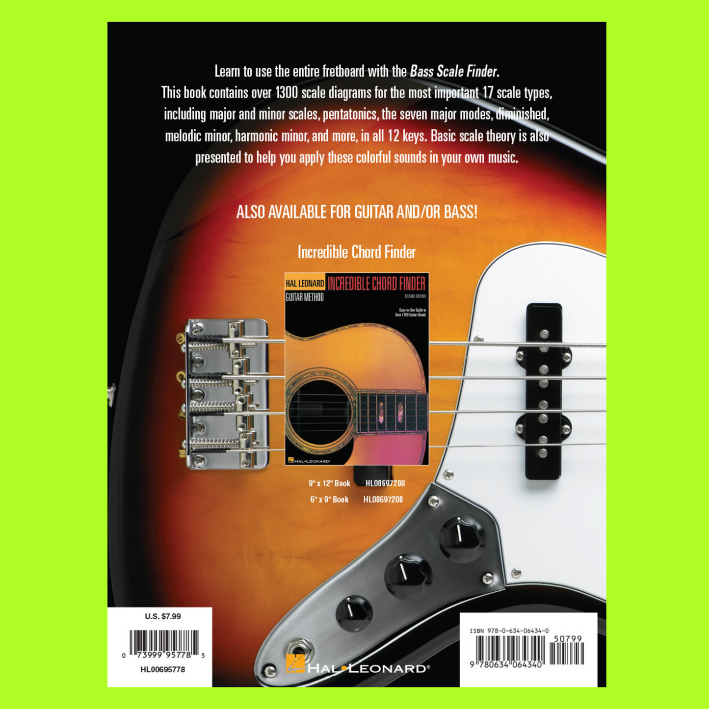 Hal Leonard Bass Method - Scale Finder Book