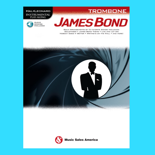 James Bond For Trombone - Play Along Book & Online Audio