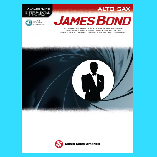 James Bond For Alto Saxophone - Play Along Book/Ola