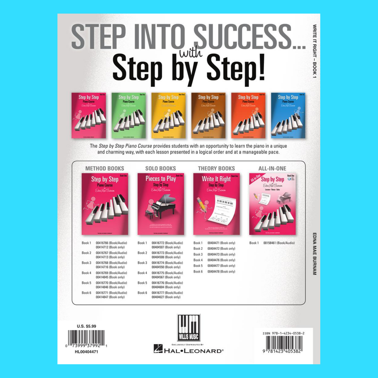 Write It Right With Step by Step - Book 1