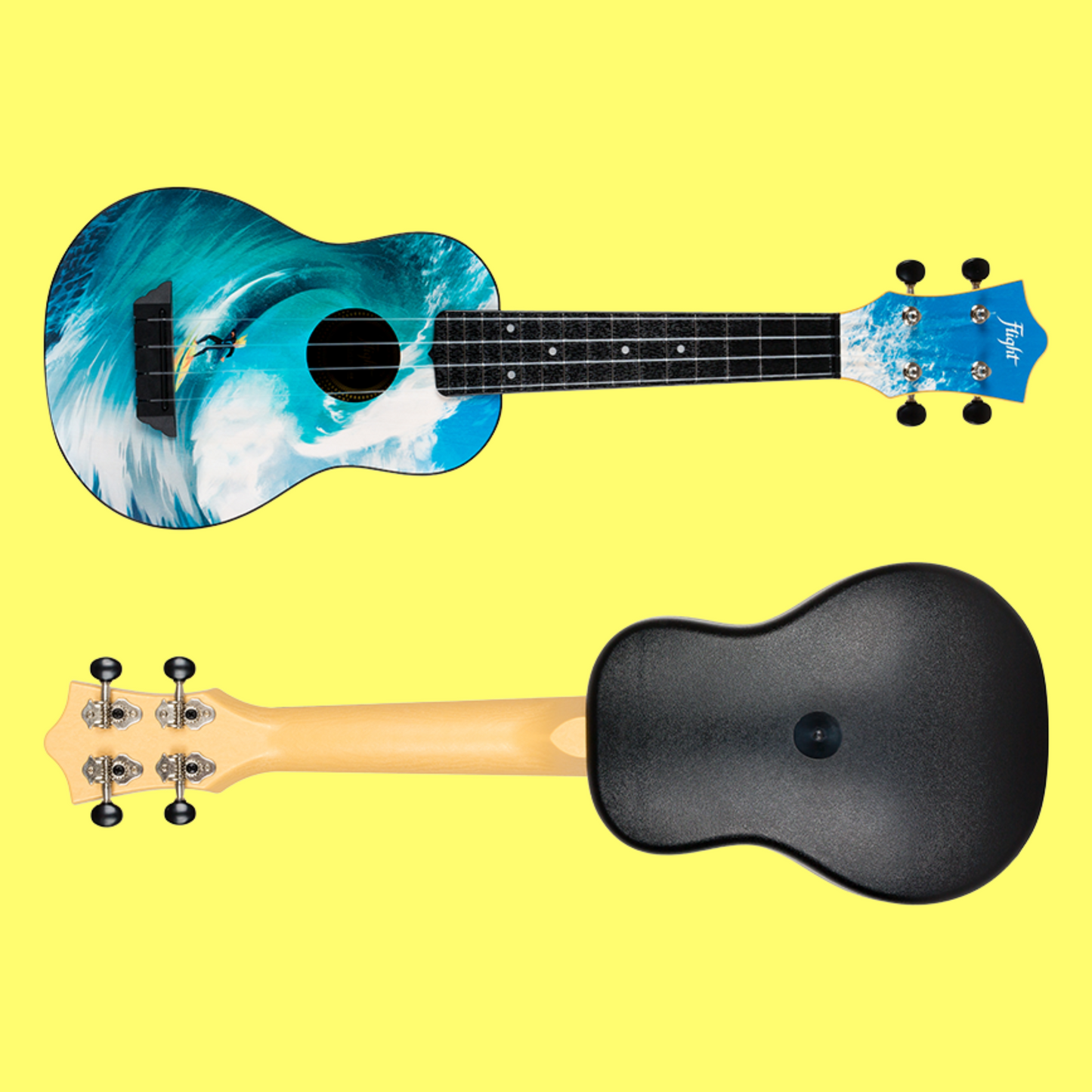 Flight Surf Travel Soprano Ukulele with Gig Bag