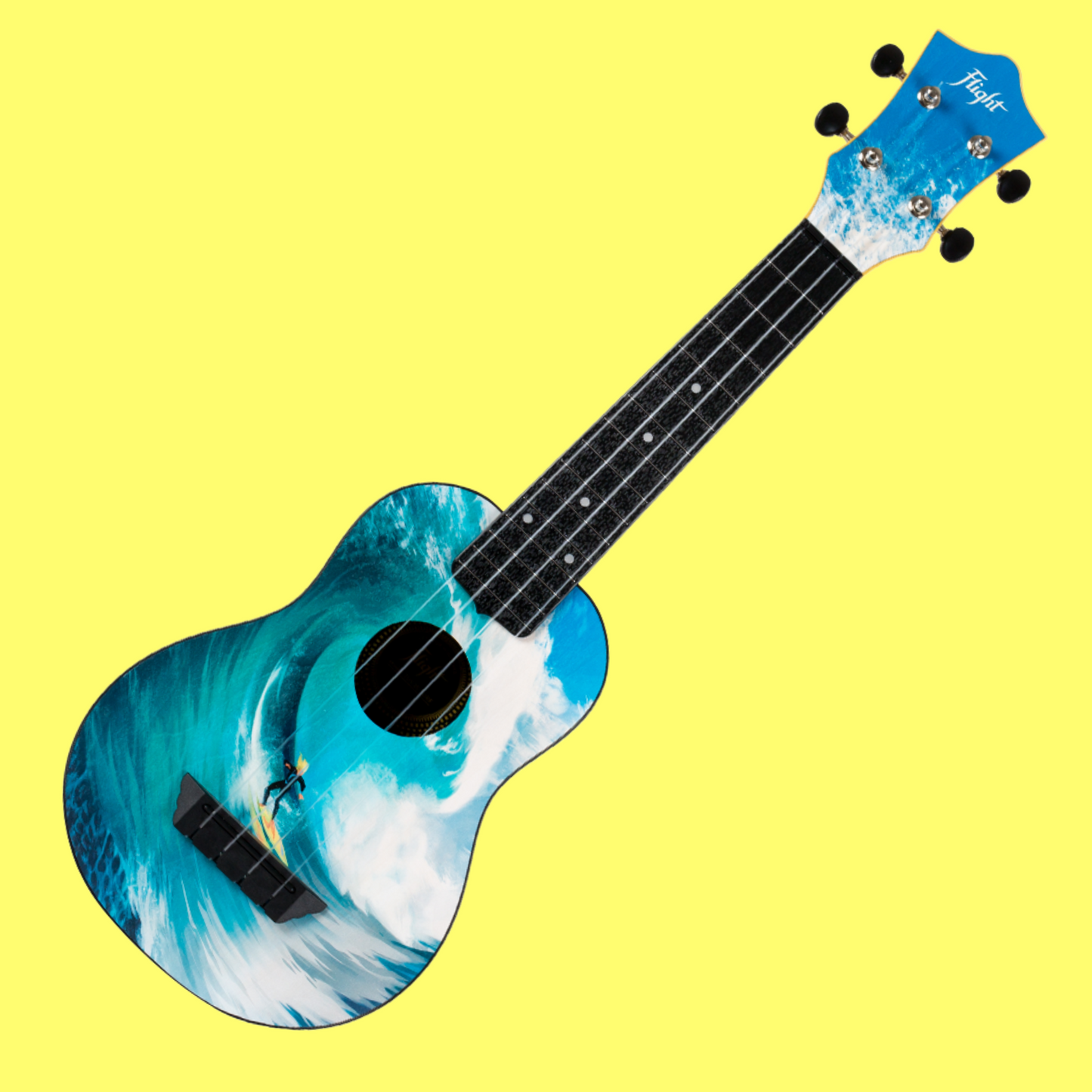 Flight Surf Travel Soprano Ukulele with Gig Bag