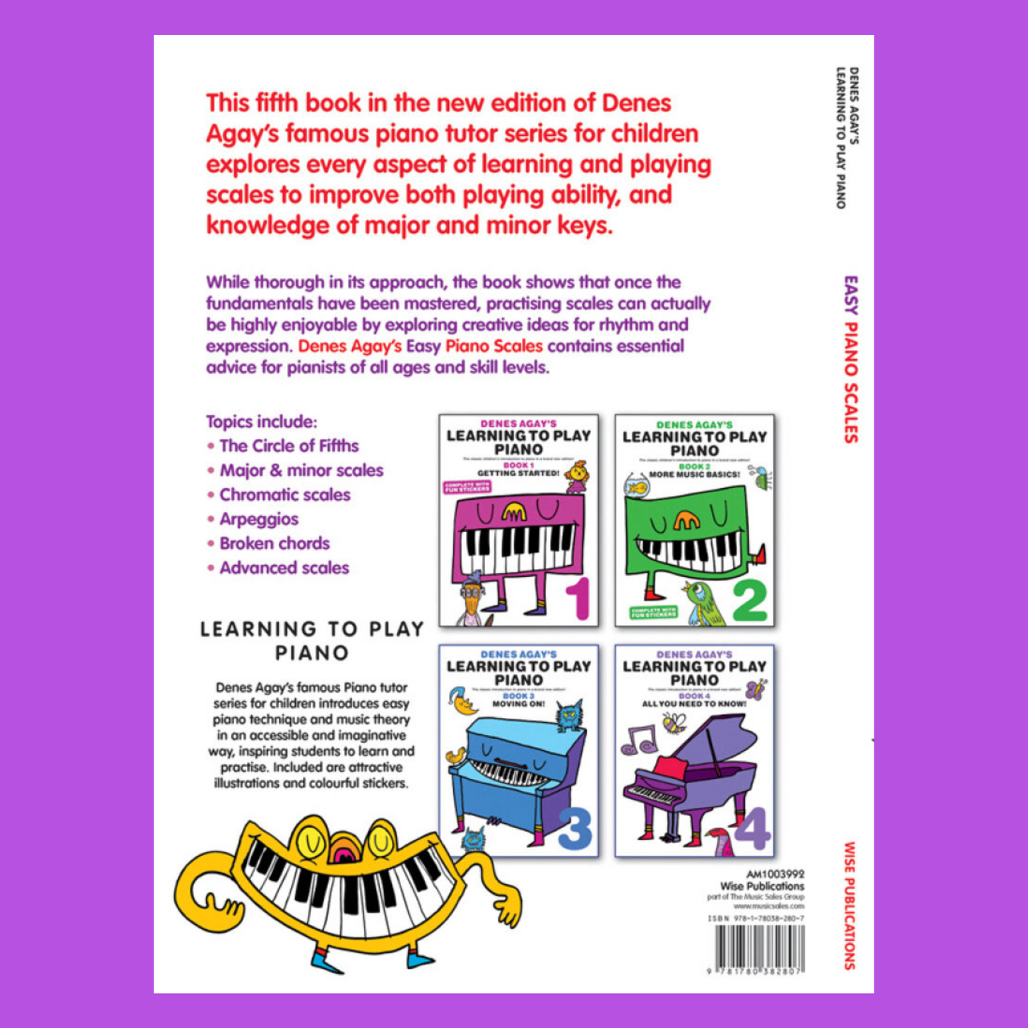 Denes Agay - Easy Piano Scales Book