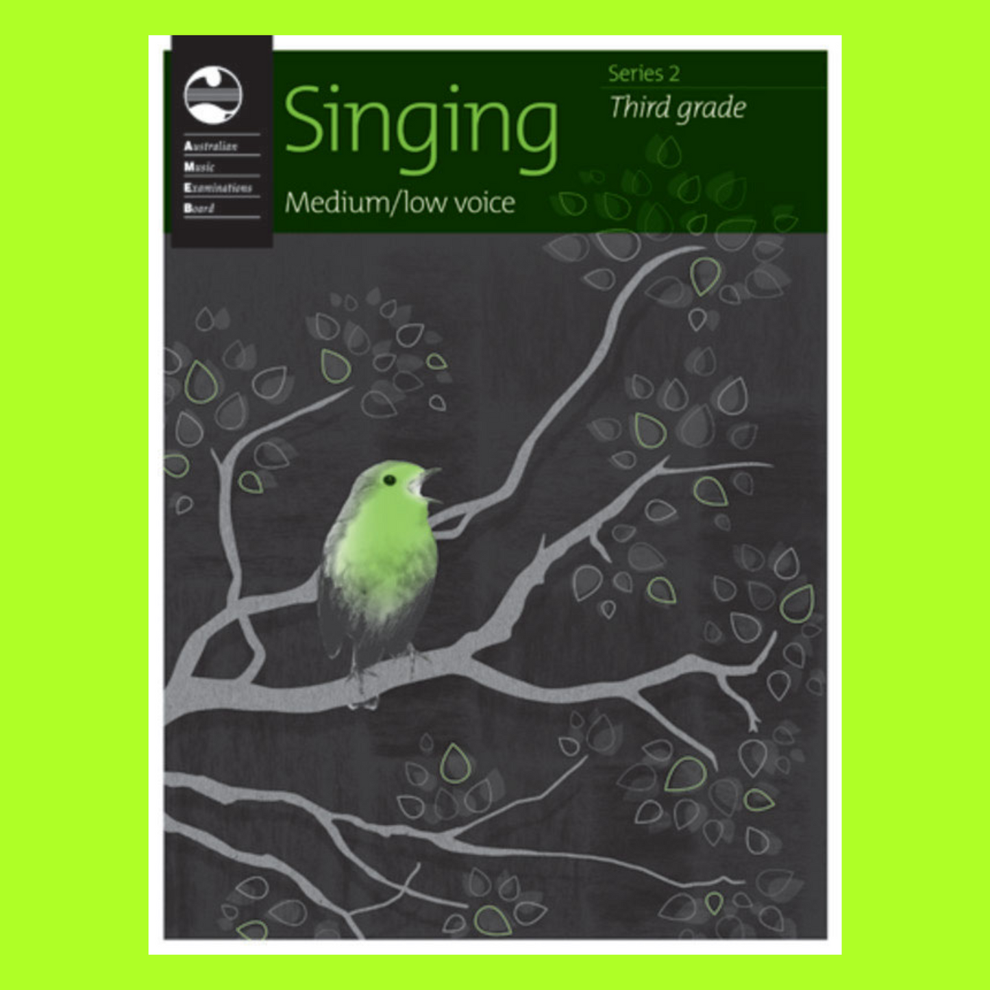 AMEB Singing Series 2 - Medium to Low Voice Grade 3 Book