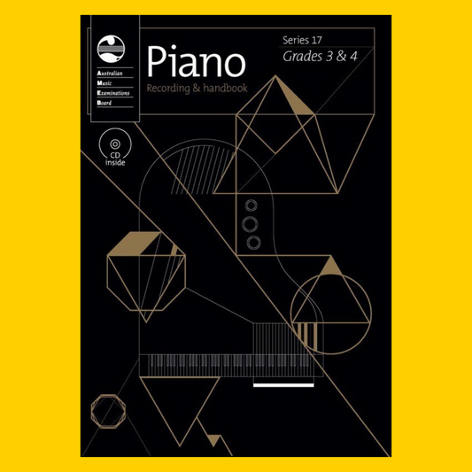 AMEB Piano Series 17 - Grade 3 to Grade 4 Recording & Handbook