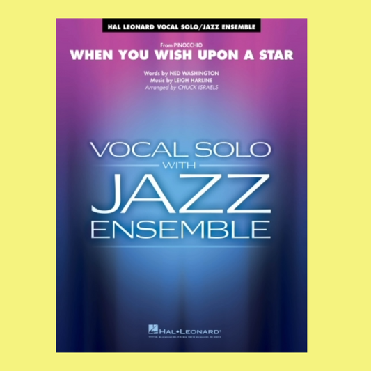 When You Wish Upon A Star (from Pinocchio) Vocal Solo Jazz Ensemble Score/Parts