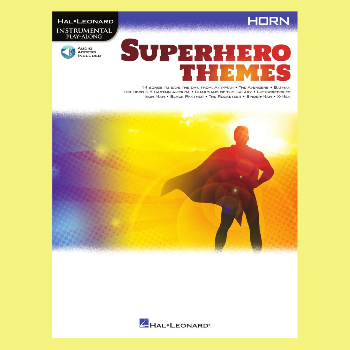 Superhero Themes Instrumental - Play Along Horn Book/Ola