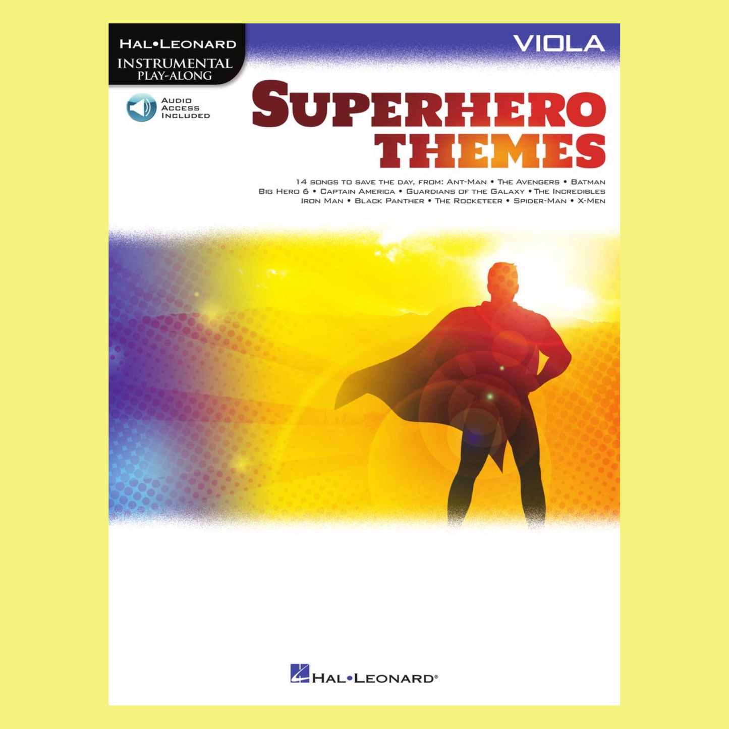 Superhero Themes Instrumental - Play Along Viola Book/Ola