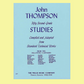 John Thompson - Fifty Second Grade Studies For Piano Book