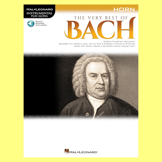 The Very Best Of Bach For Horn - Play Along Book/Ola