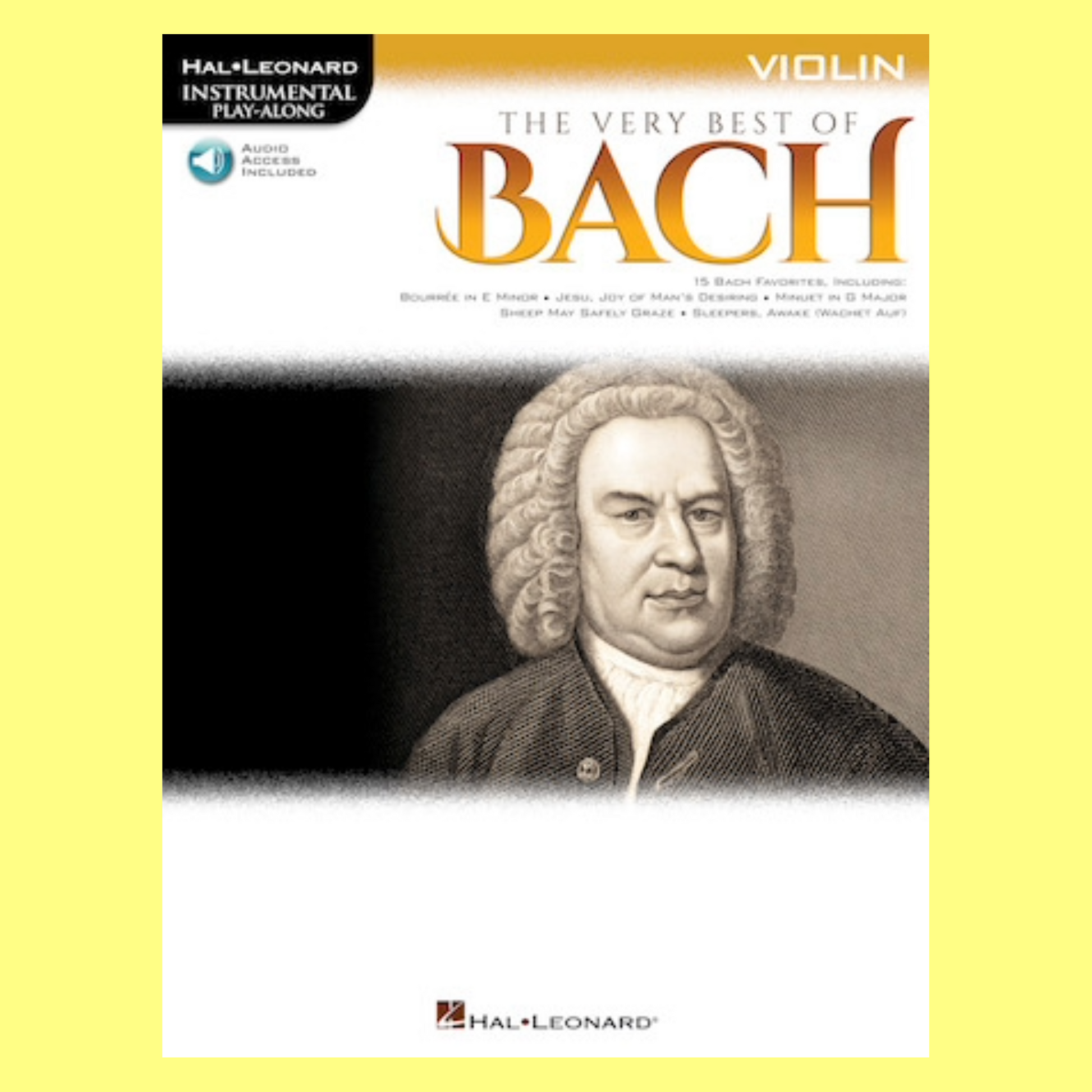 The Very Best Of Bach For Violin - Play Along Book/Ol