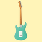 Sceptre Ventana Standard - Double Cutaway Sea Foam Green with Maple Fret Board