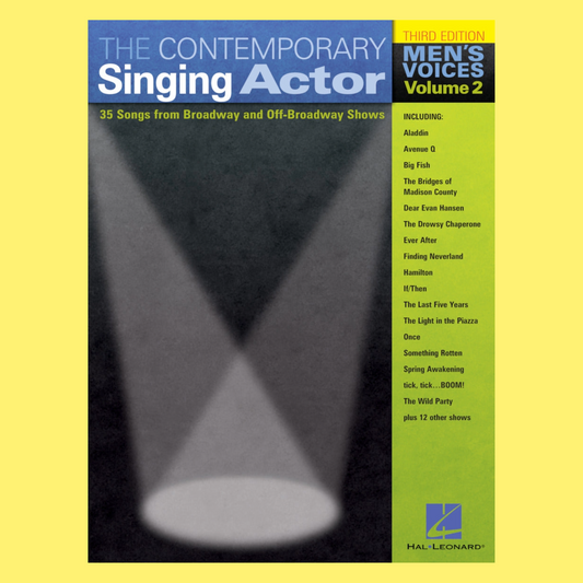 Contemporary Singing Actor - Mens Edition Volume 2 Book