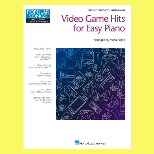 HLSPL Popular Songs -  Video Game Hits For Easy Piano Book