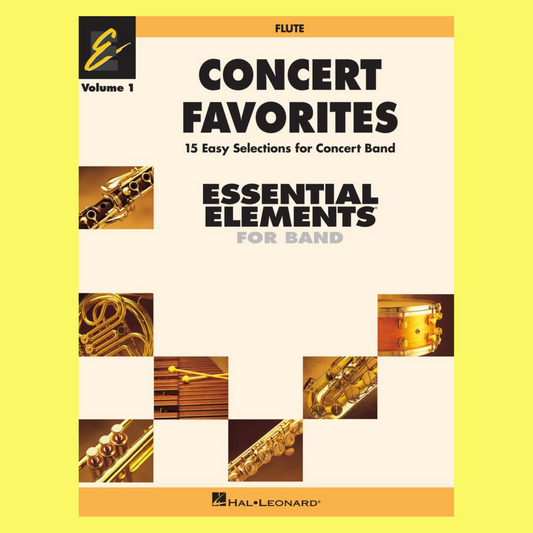 Essential Elements Concert Favorites Volume 1 - Flute Book