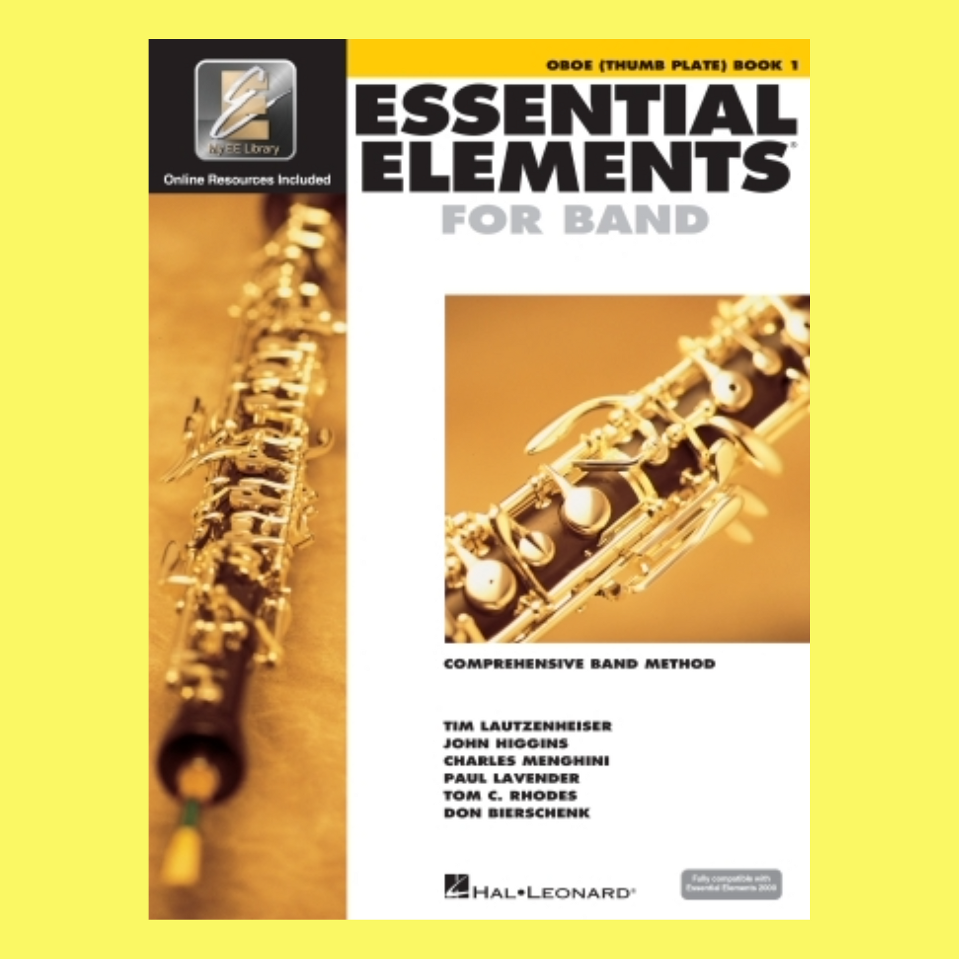 Essential Elements For Band: Oboe Thumb Plate - Book 1 with Online Audio