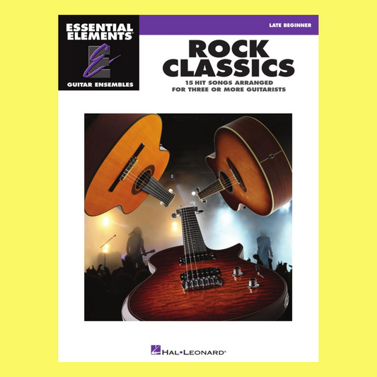 Essential Elements Rock Classics Guitar Ensemble Late Beginner Book