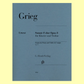 Grieg - Sonata F Major Op 8 For Violin with Piano Accompaniment Book