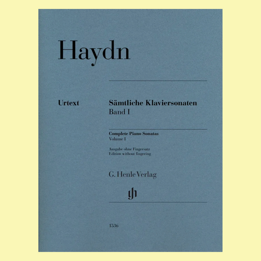 Haydn - Piano Sonatas Volume 1 without Fingering Book