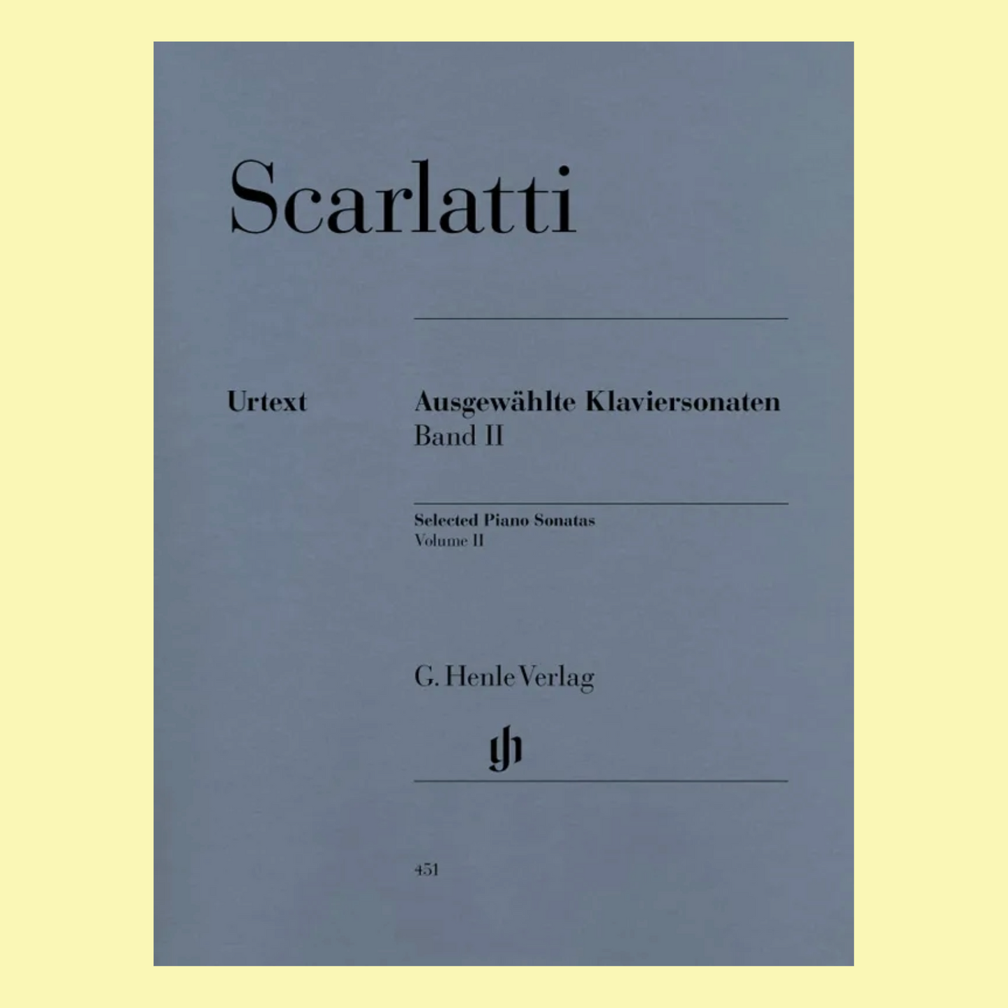 Scarlatti - Selected Sonatas Volume 2 Piano Book