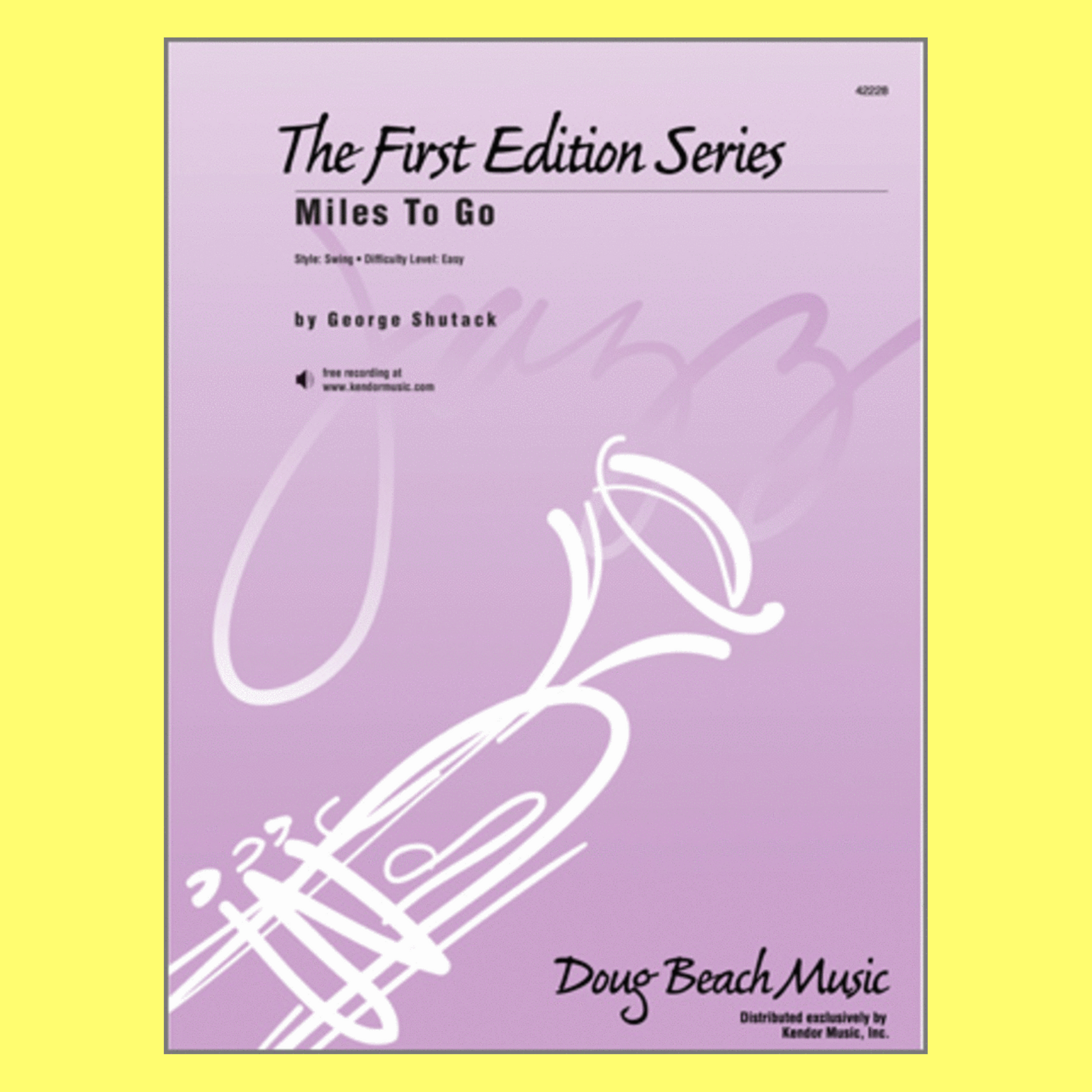 Miles To Go Jazz Ensemble Score/Parts